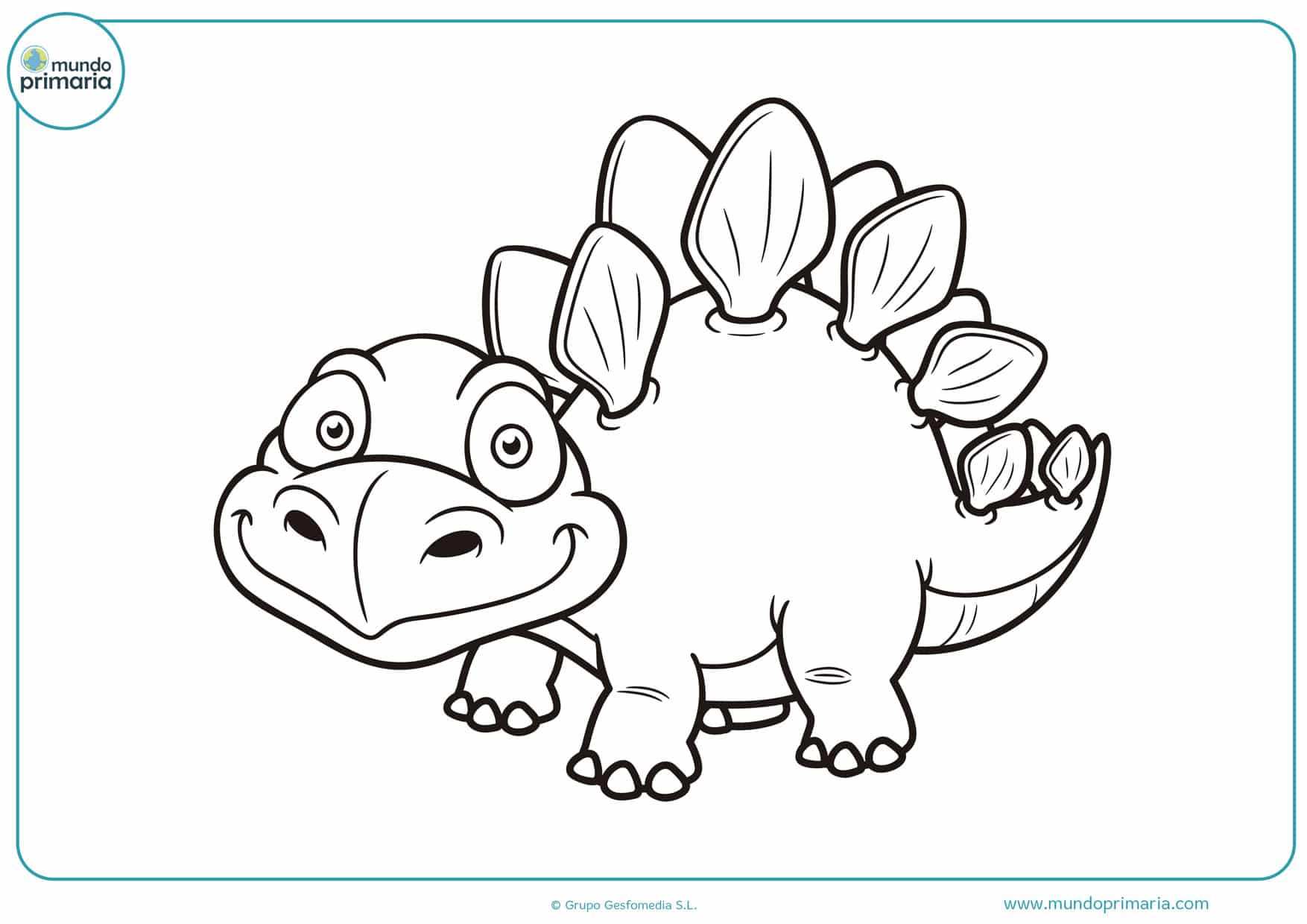 ▷Dibujos de Dinosaurios para Colorear ◁ Imprimir y Pintar