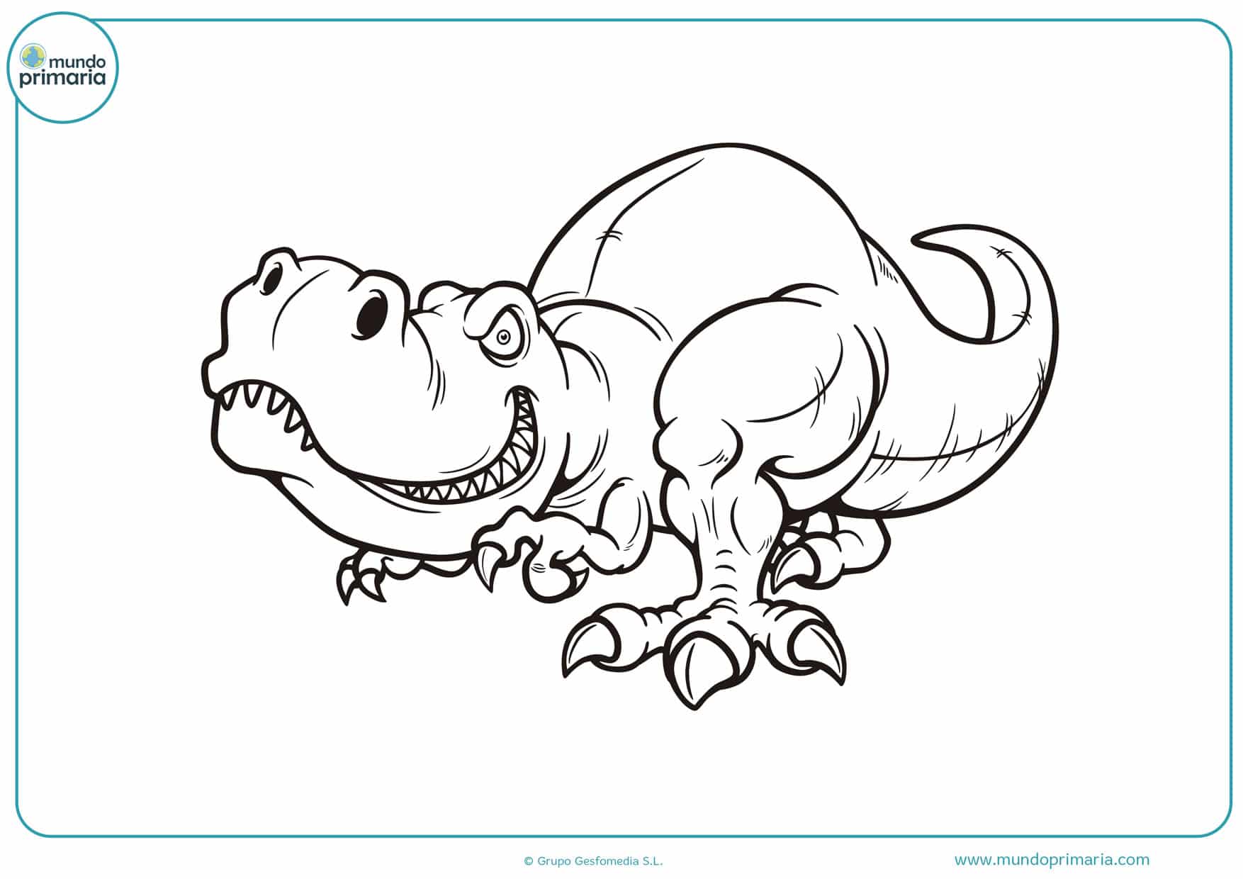 dibujos de dinosaurios para colorear en linea