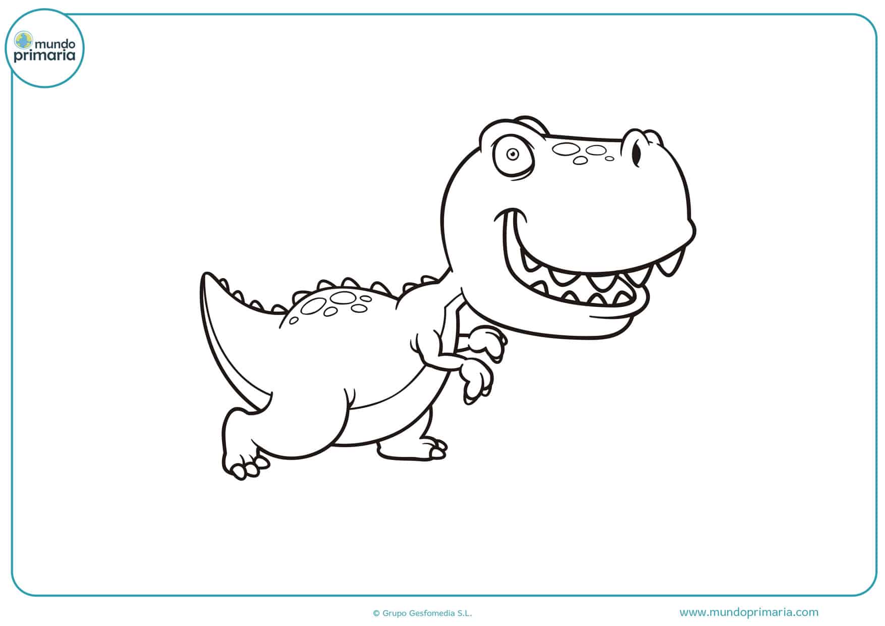 dibujos de dinosaurios para imprimir y colorear