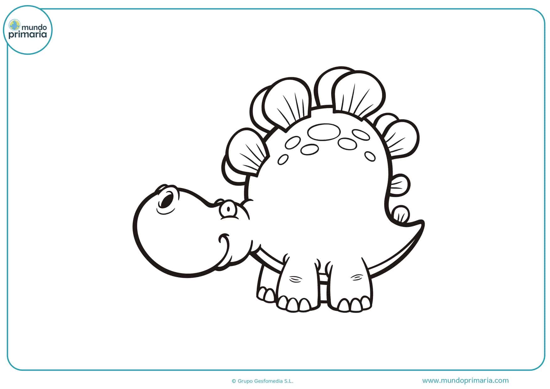dibujos de dinosaurios para pintar y colorear