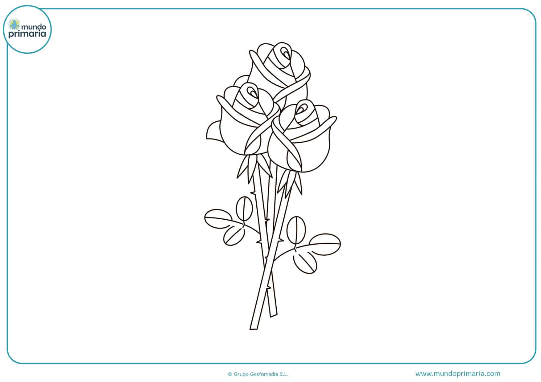 dibujos de flores para colorear e imprimir gratis