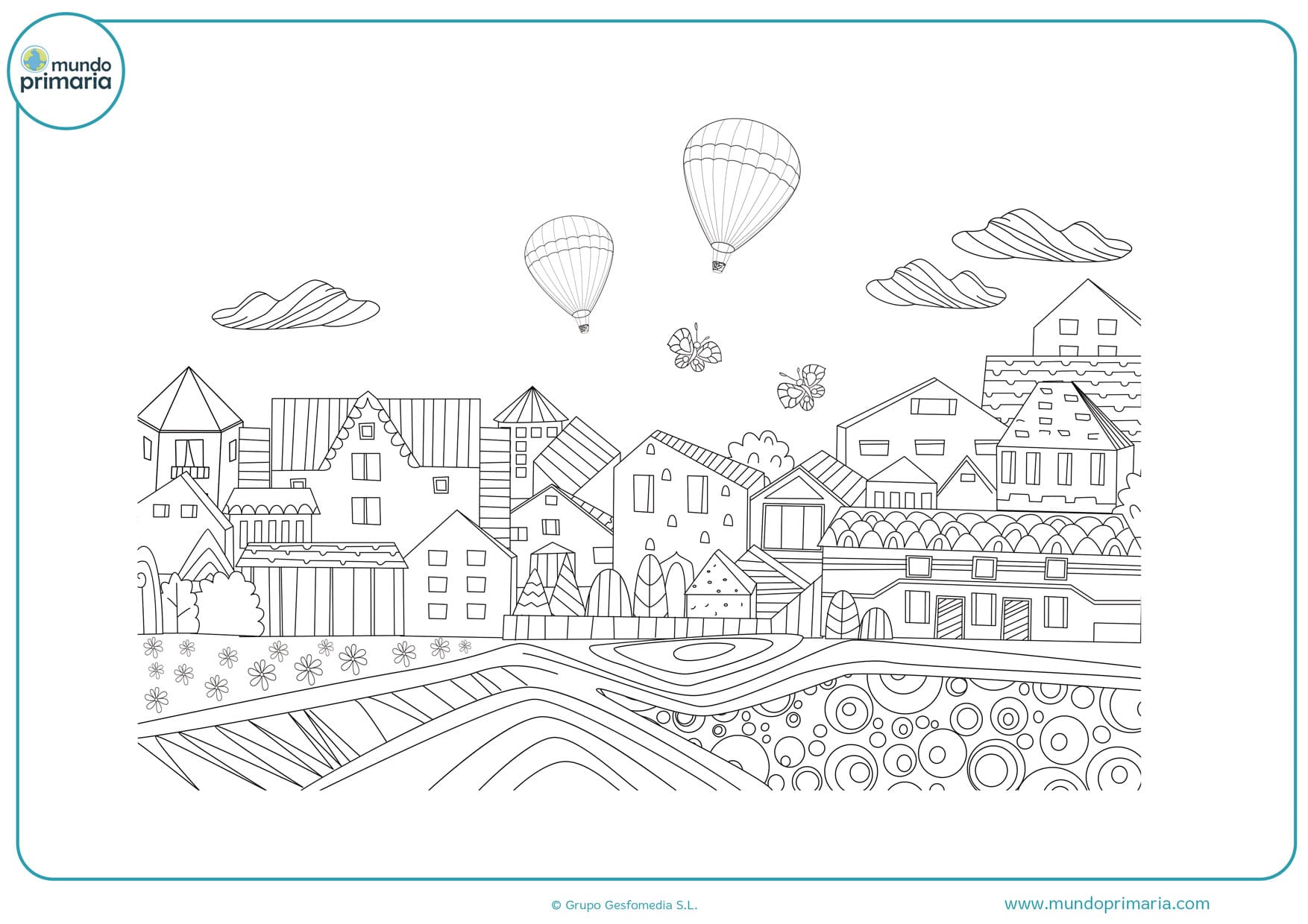 dibujos de interiores de casas para colorear