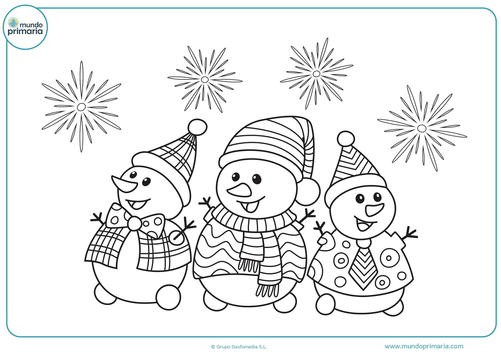 dibujos de navidad para colorear difíciles