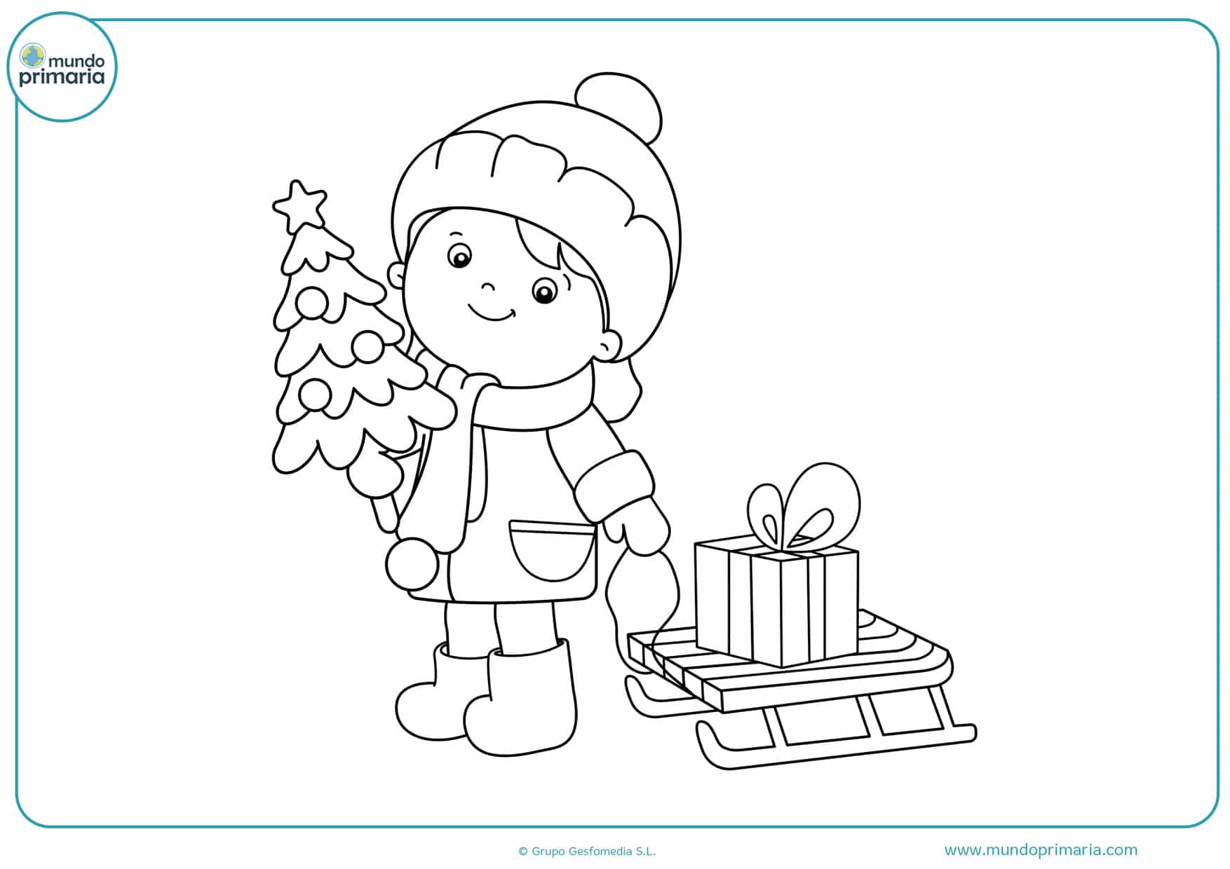 Dibujos de Navidad para Colorear e Imprimir 【Originales y Bonitos】