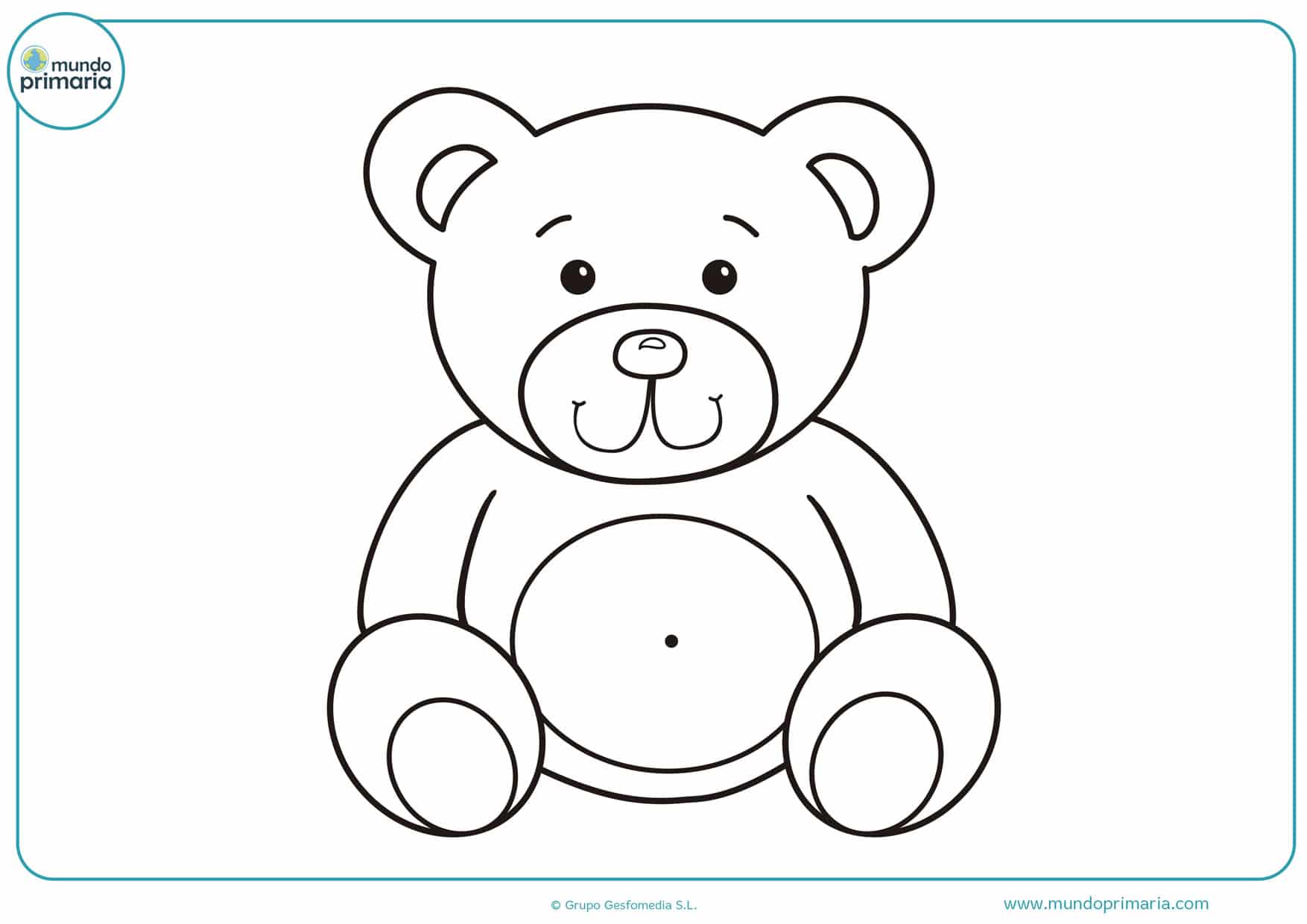 dibujos de osos para colorear e imprimir