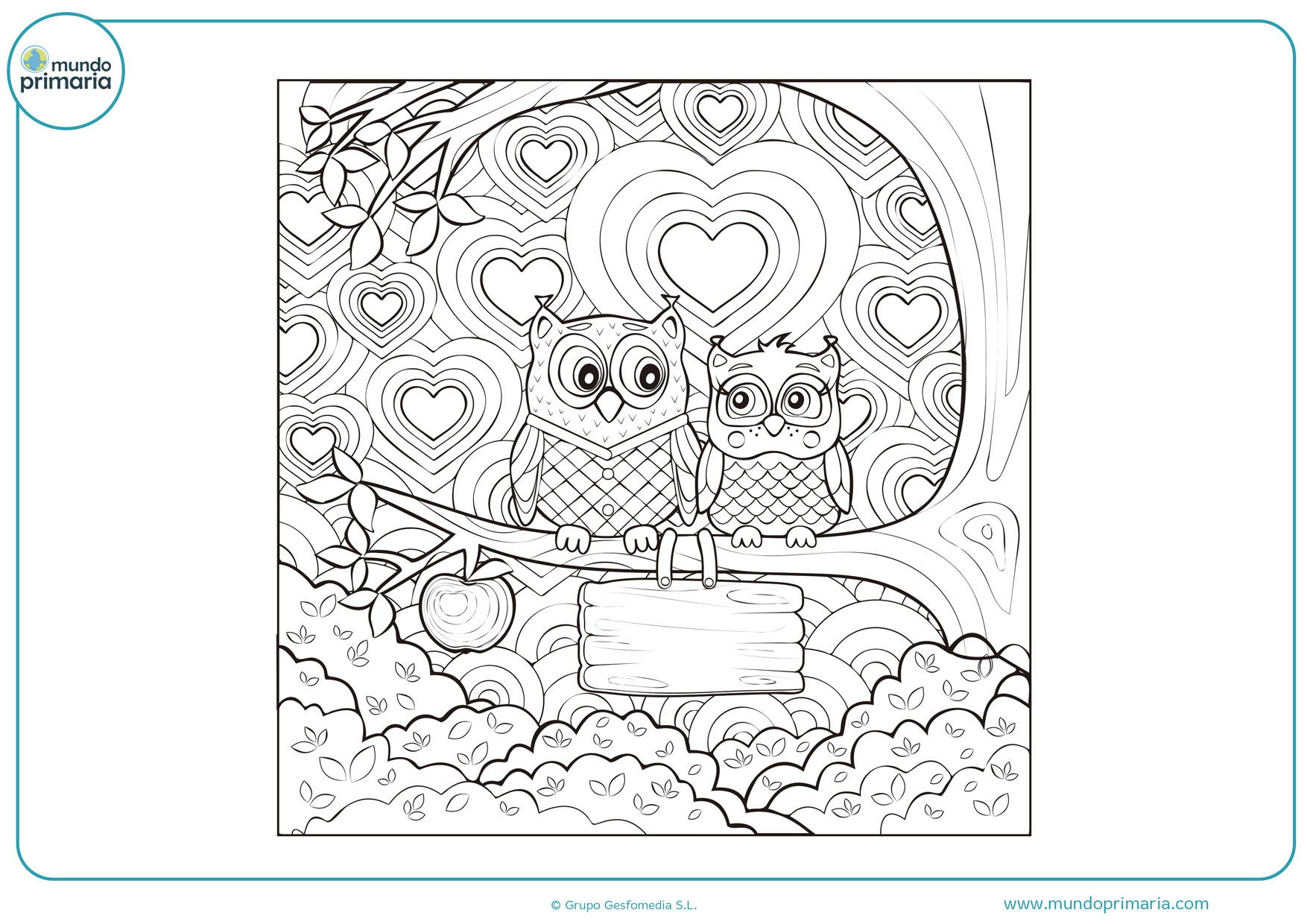 ▷ Dibujos de Amor para Colorear a Lápiz 【Fáciles y Difíciles】