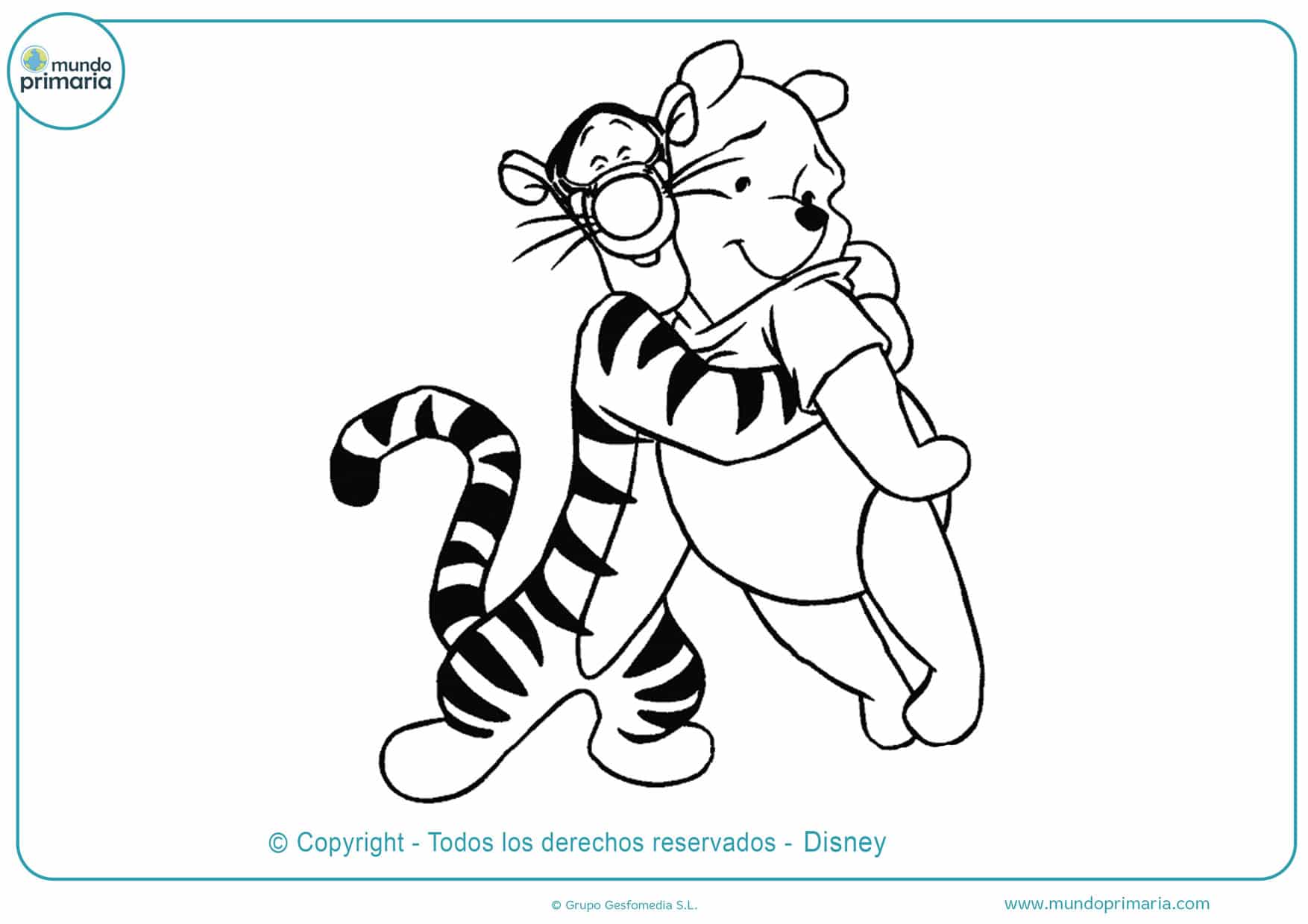 dibujos para colorear de disney winnie pooh