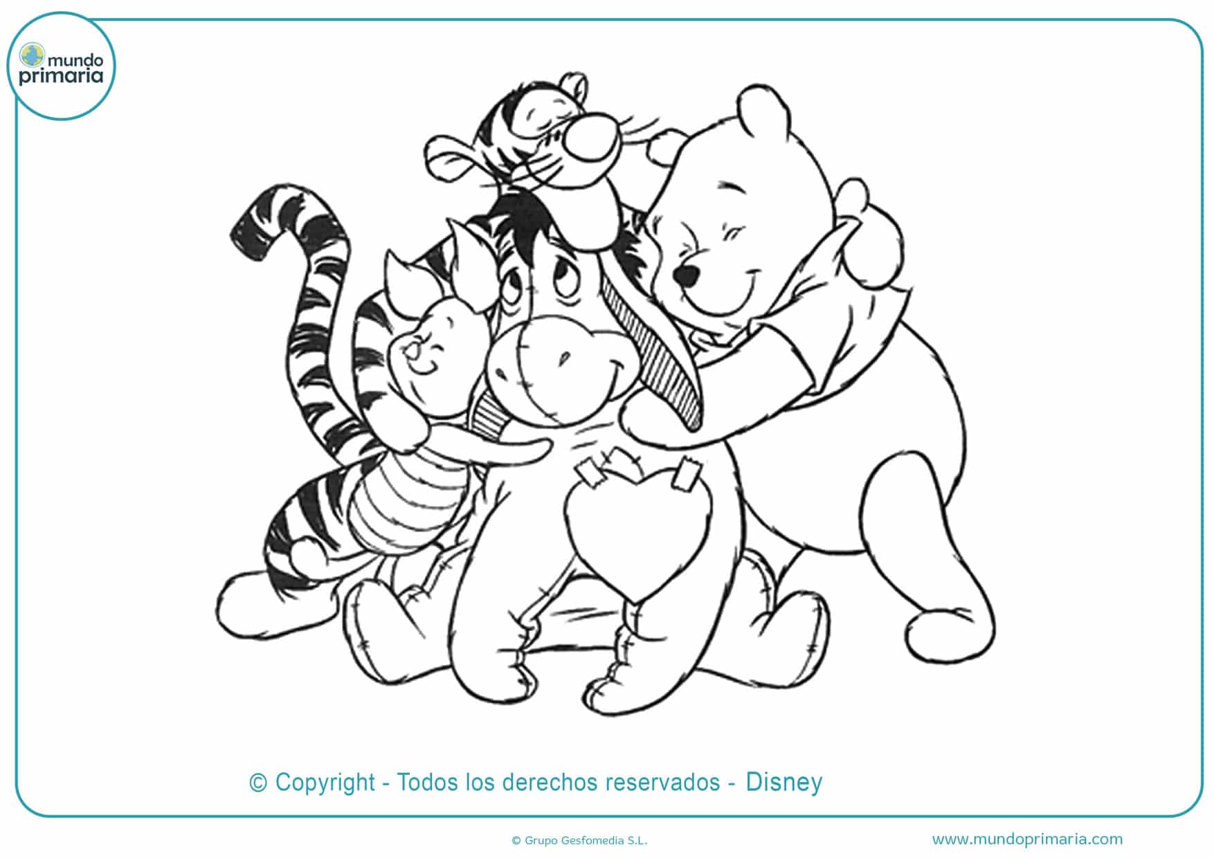 Dibujos De Winnie Pooh Para Colorear Imprimir Y Listo
