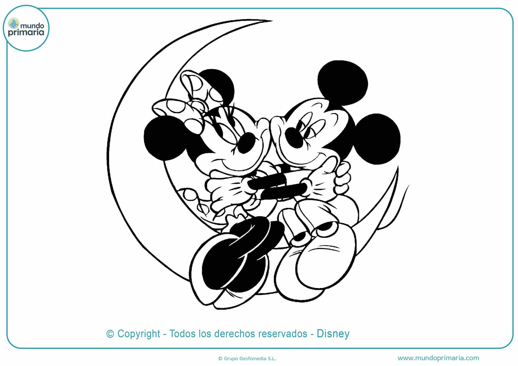 ▷ Dibujos de Minnie Mouse para Colorear ❤️