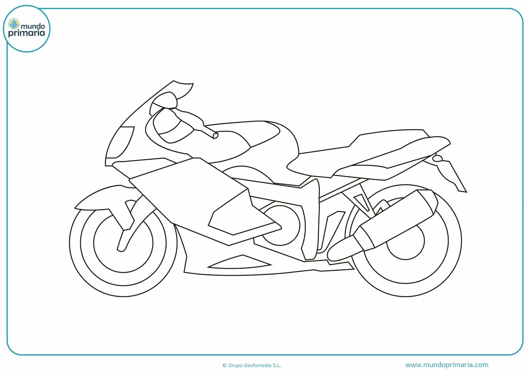 dibujos para colorear de motos gp