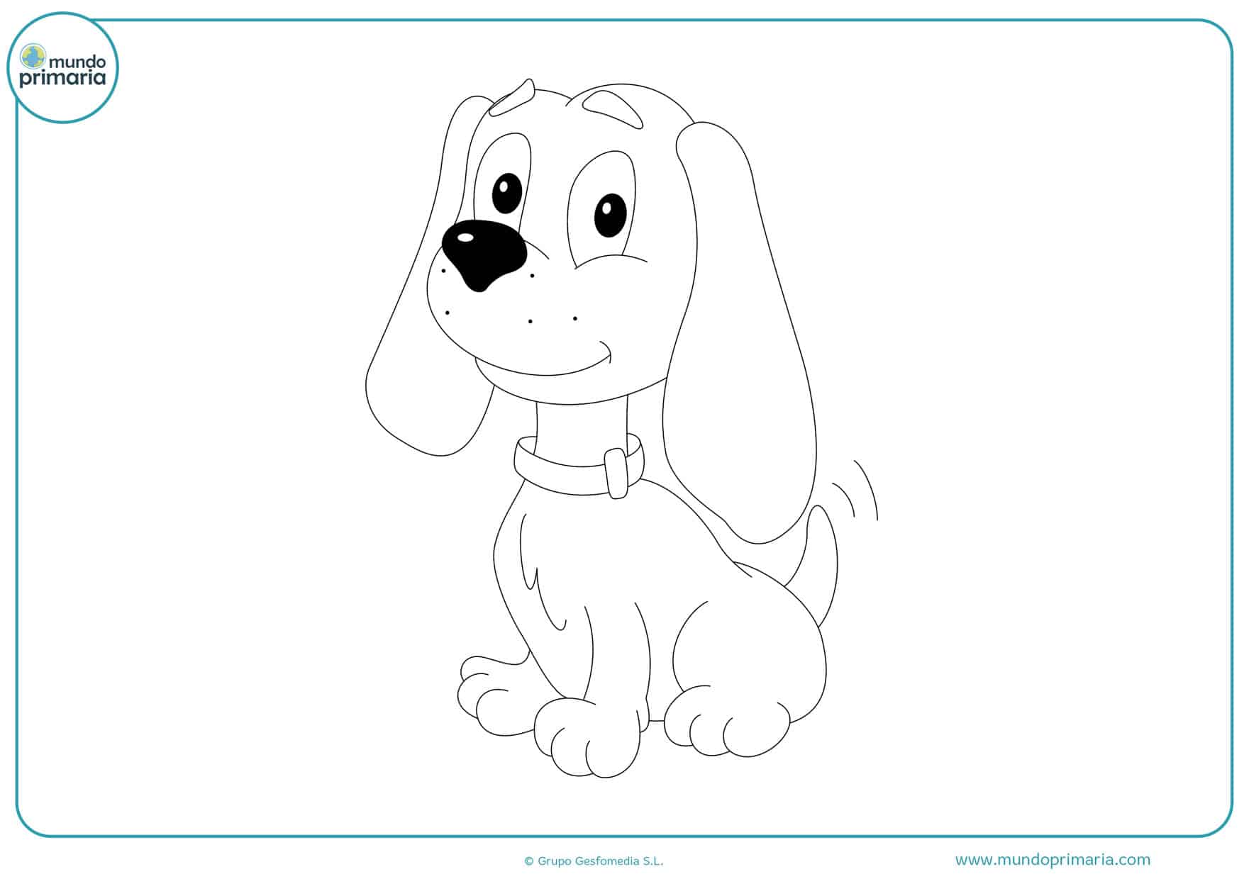 dibujos para colorear de perros para imprimir