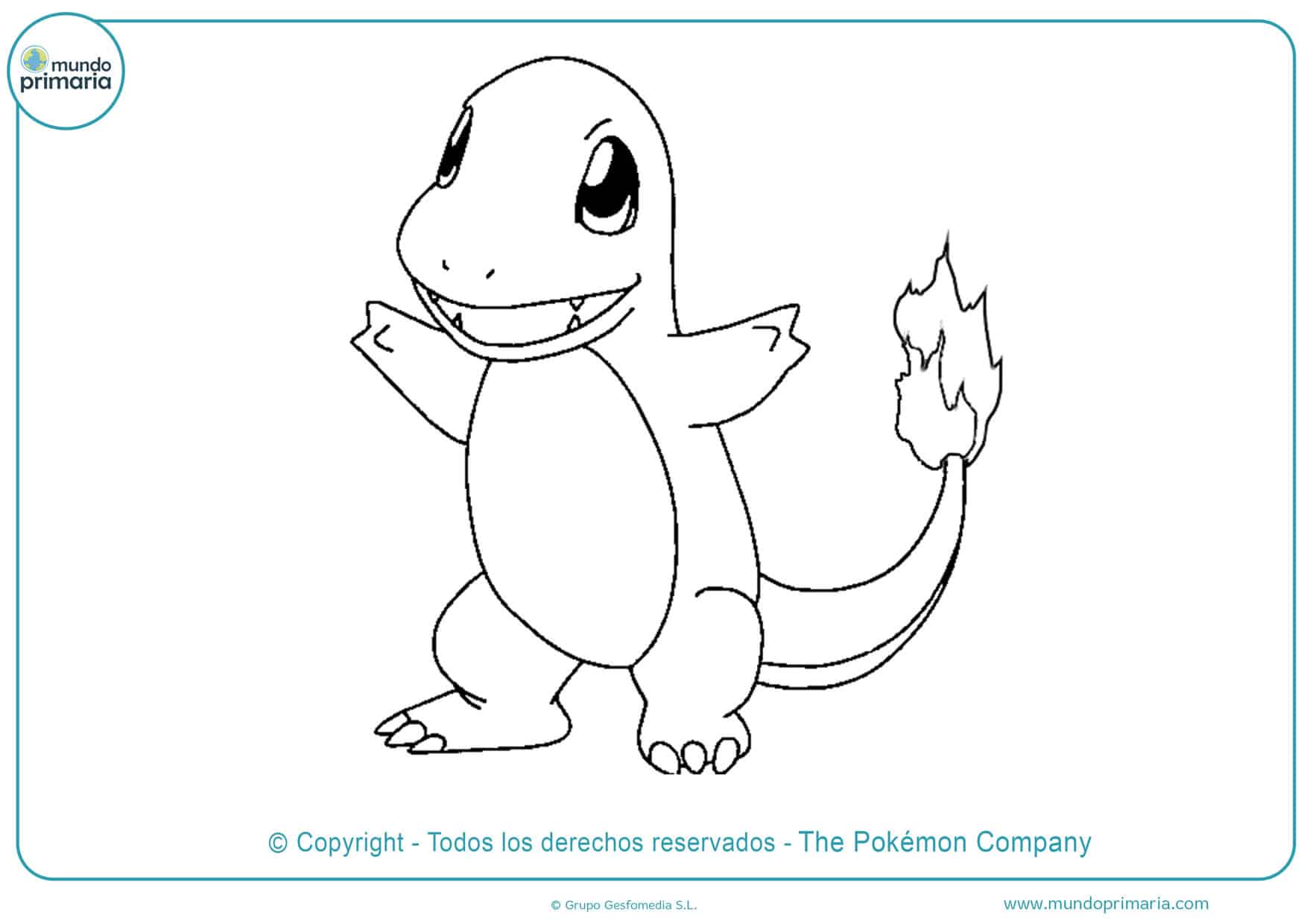 ▷ Dibujos de Pokémon para Colorear【Fáciles de Imprimir】