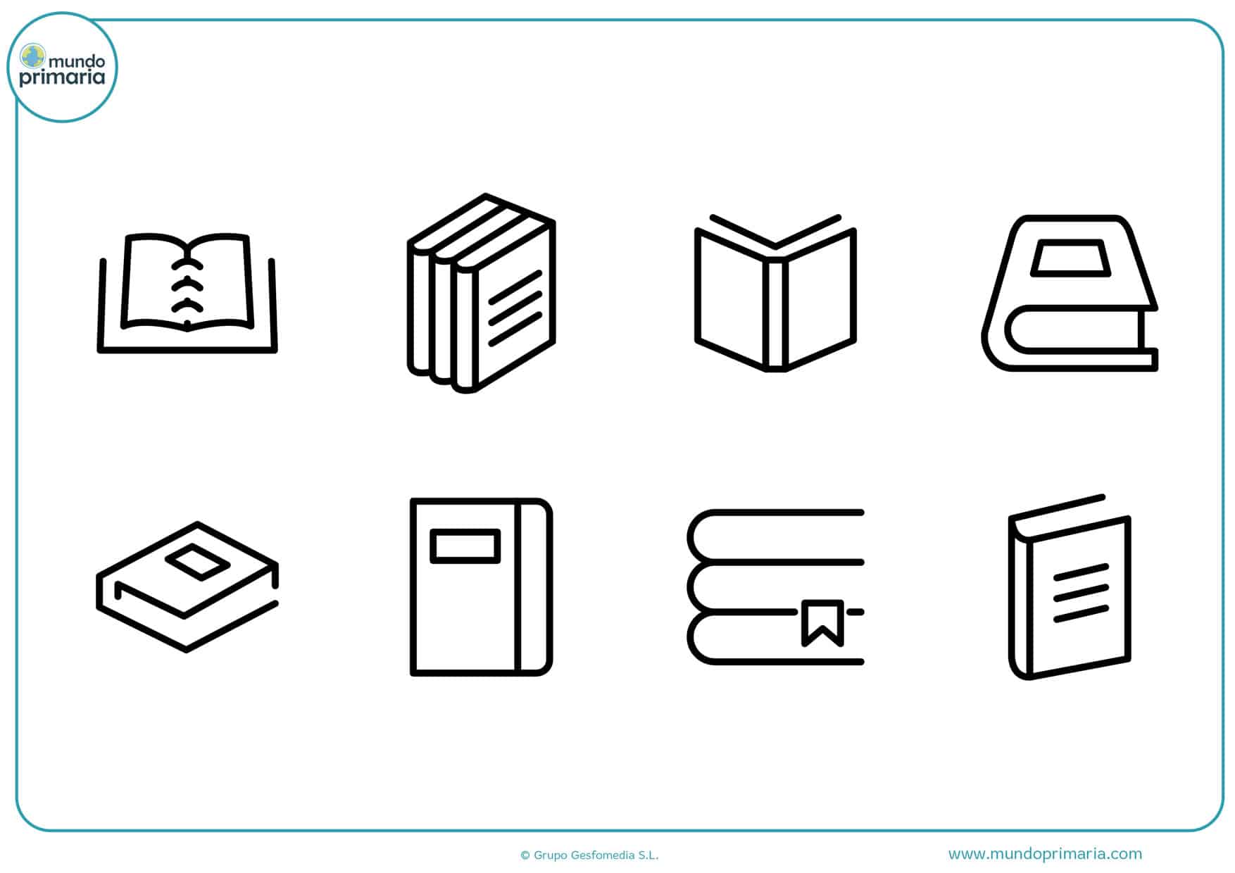 dibujos para colorear de portadas de libros