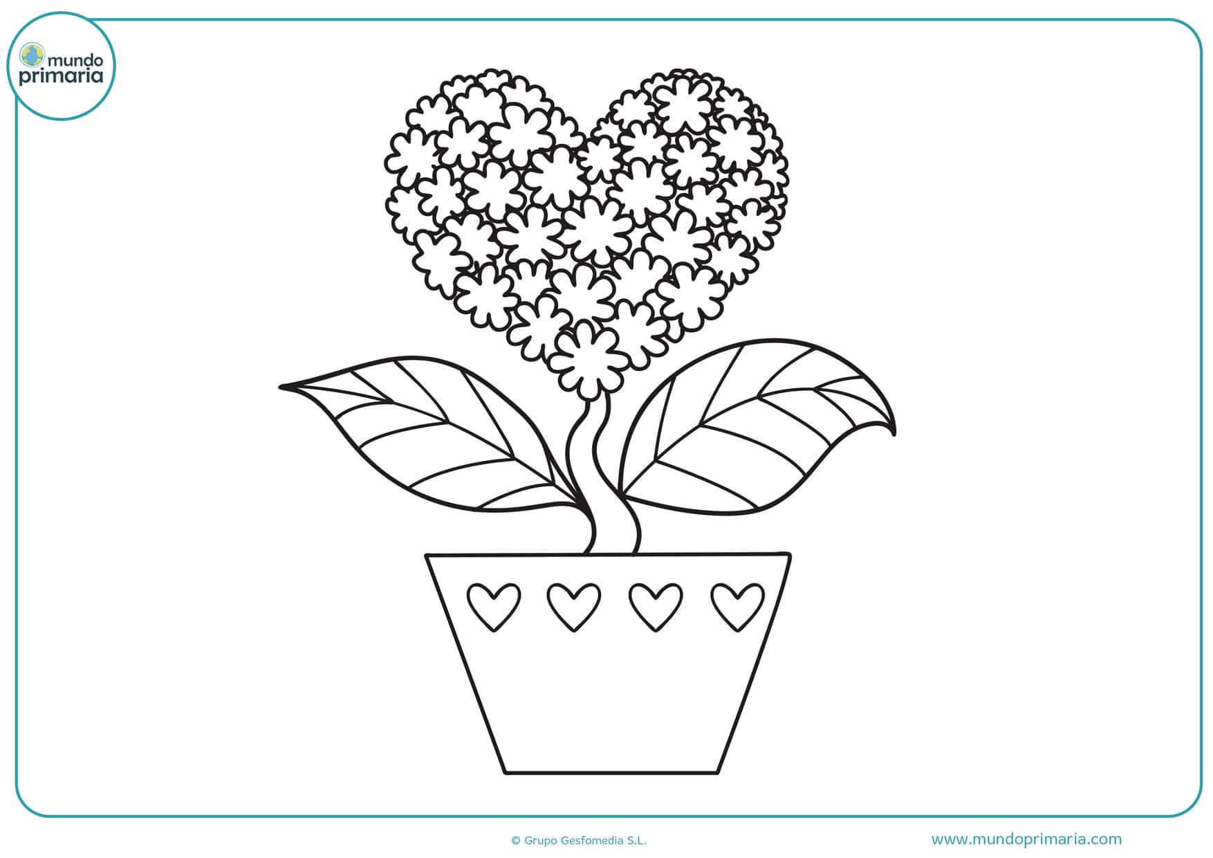 ▷ Dibujos de San Valentín para Colorear ❤️