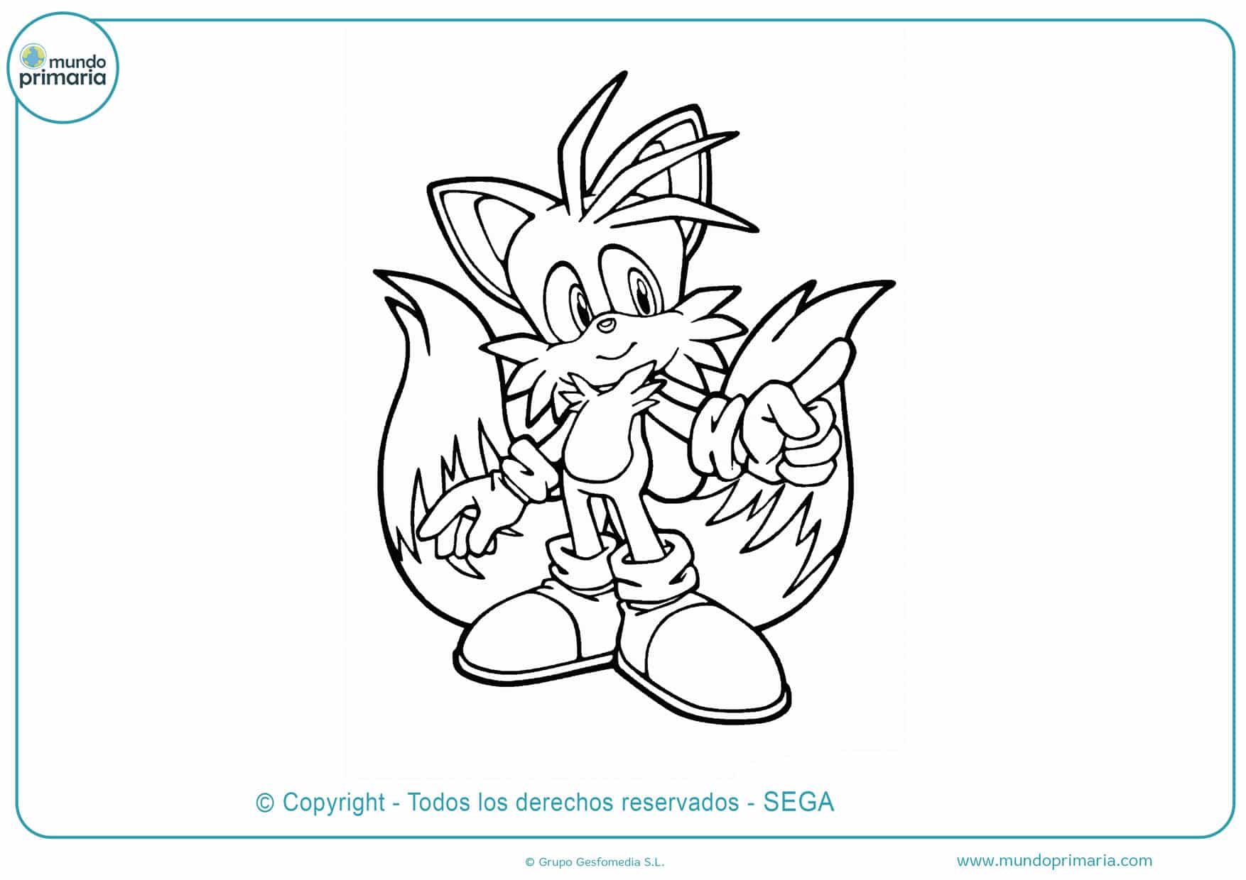 ▷ Dibujos de Sonic para Colorear e Imprimir Gratis