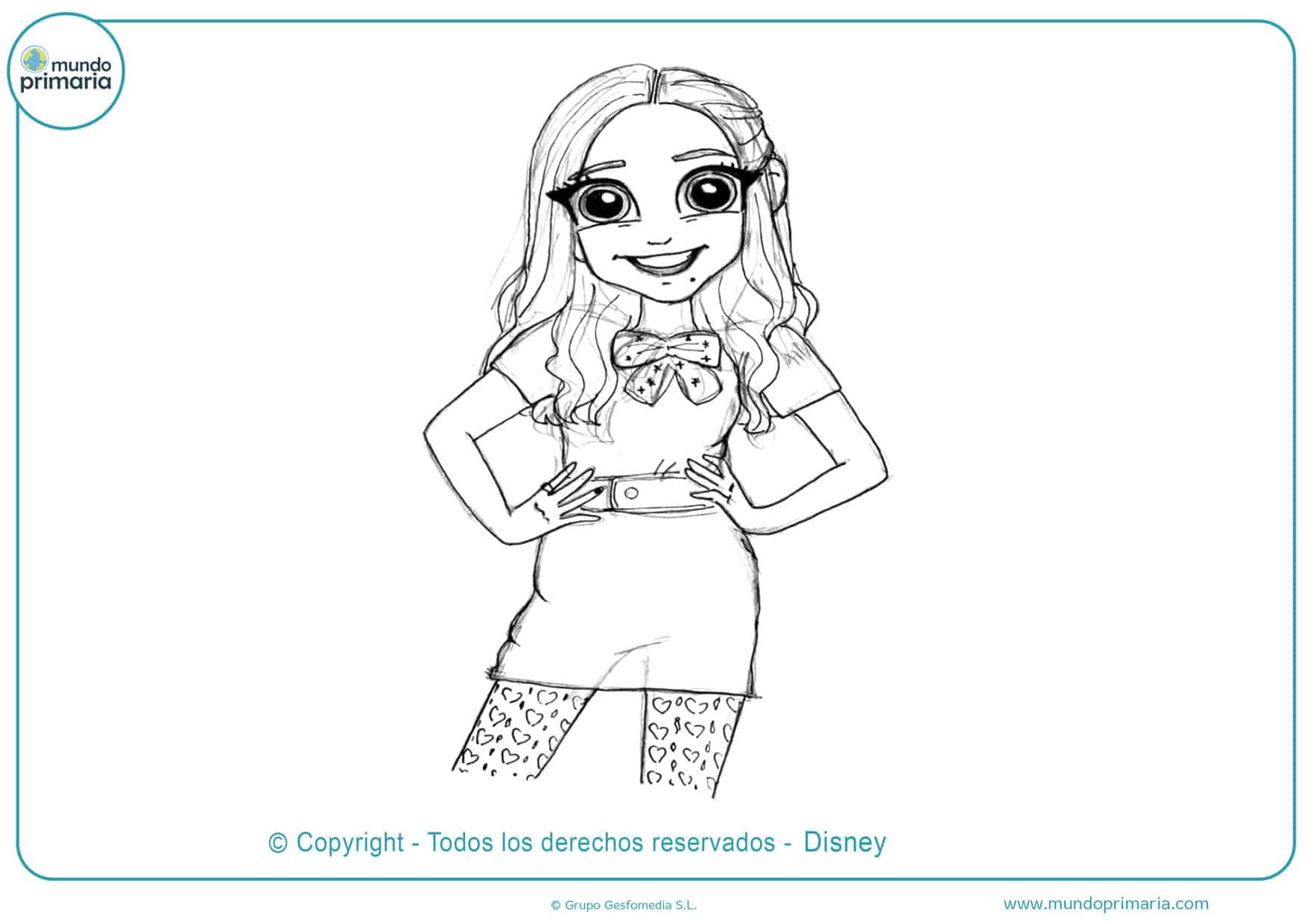 dibujos para colorear de soy luna fáciles
