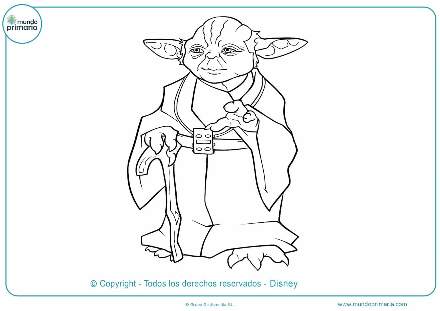 dibujos para colorear de star wars el poder de la fuerza