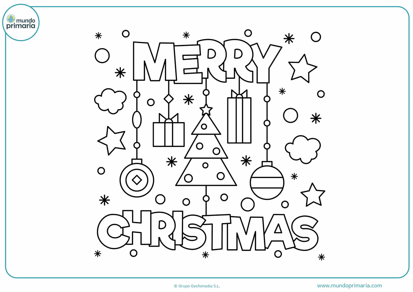 Dibujos de Navidad para Colorear e Imprimir 【Originales y Bonitos】