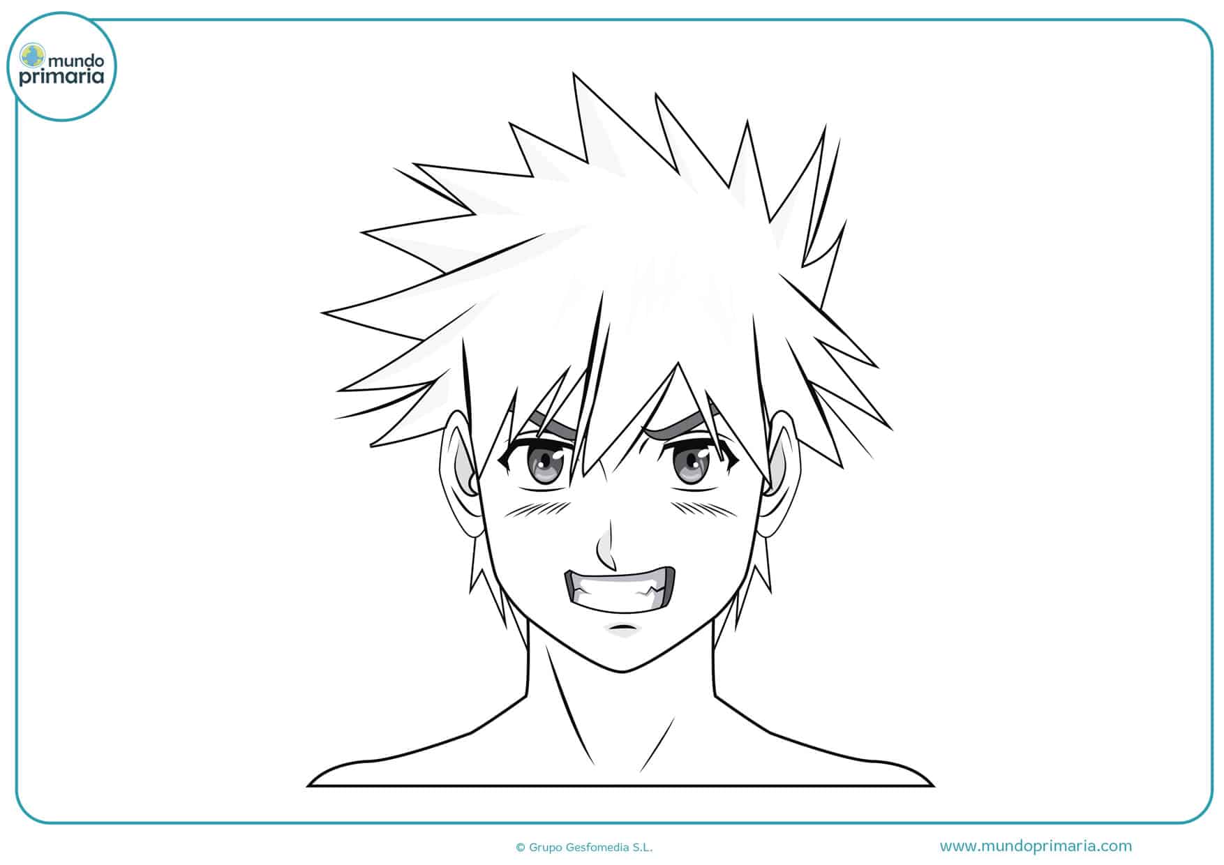 ▷ Dibujos Manga y Anime para Colorear ◁ Imprimir Gratis