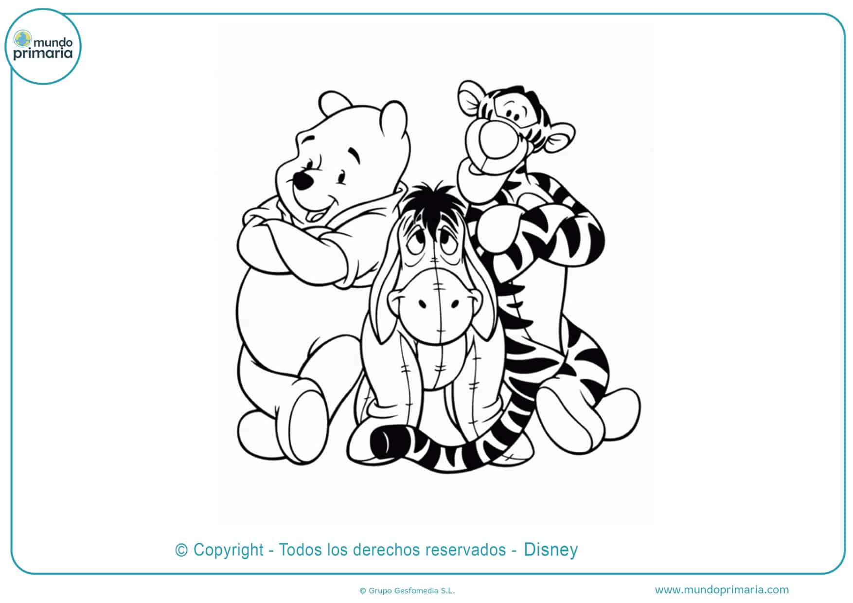dibujos para colorear winnie de pooh y sus super amigos