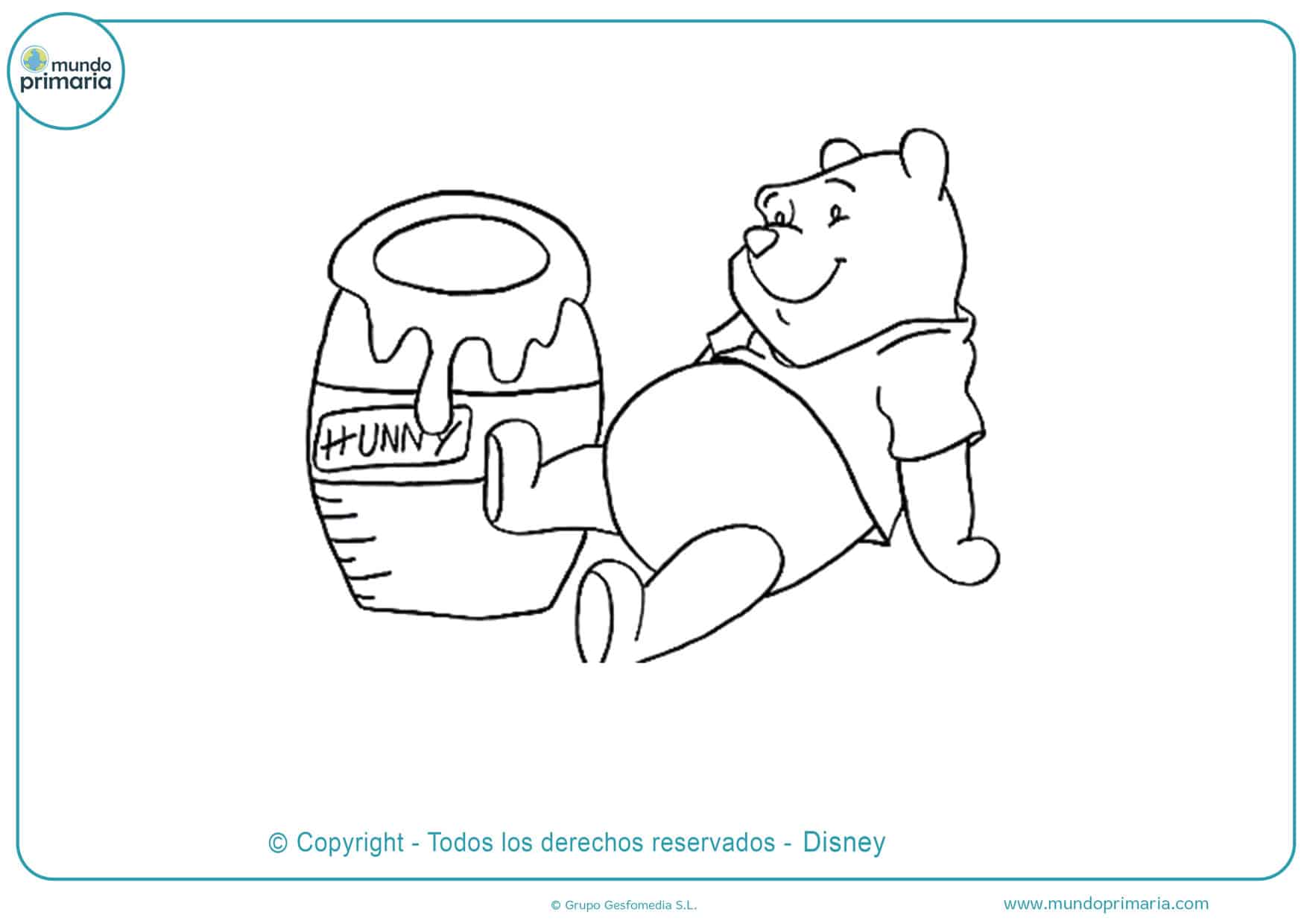 dibujos de para pintar de winnie pooh