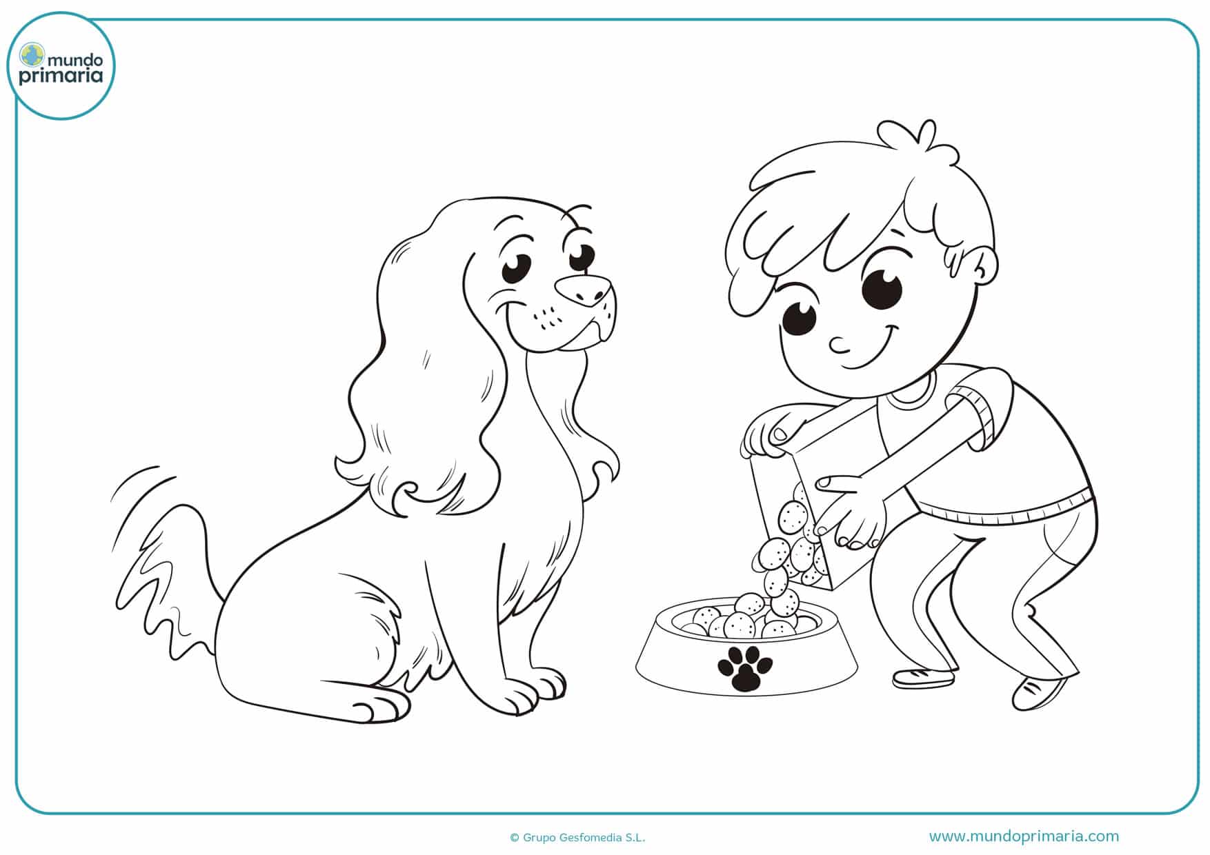 dibujos de perros para colorear e imprimir