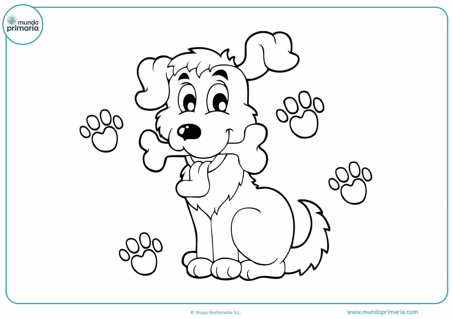 ▷ Dibujos de Perros para Colorear (A Lápiz y Fáciles)
