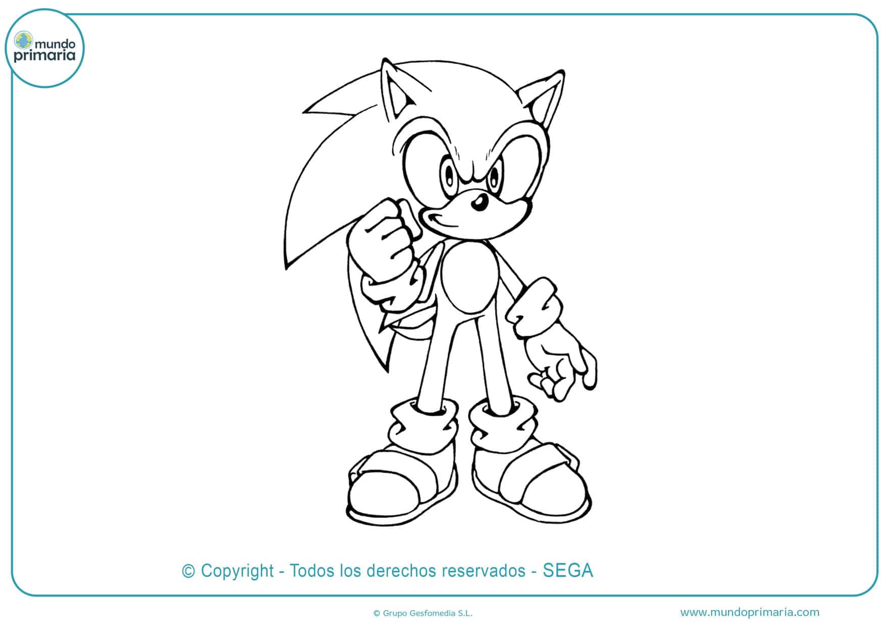 Dibujos De Sonic Para Colorear E Imprimir Gratis