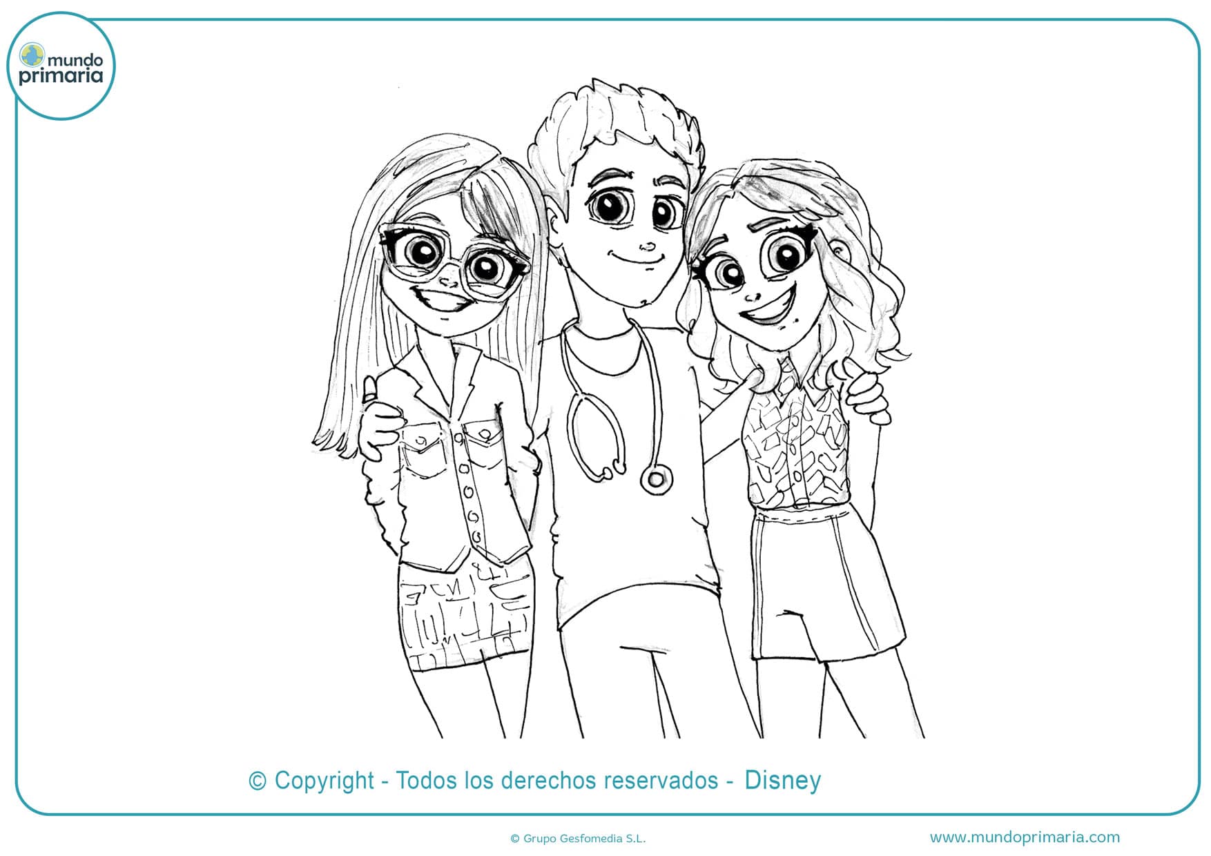 dibujos de soy y luna para colorear gratis
