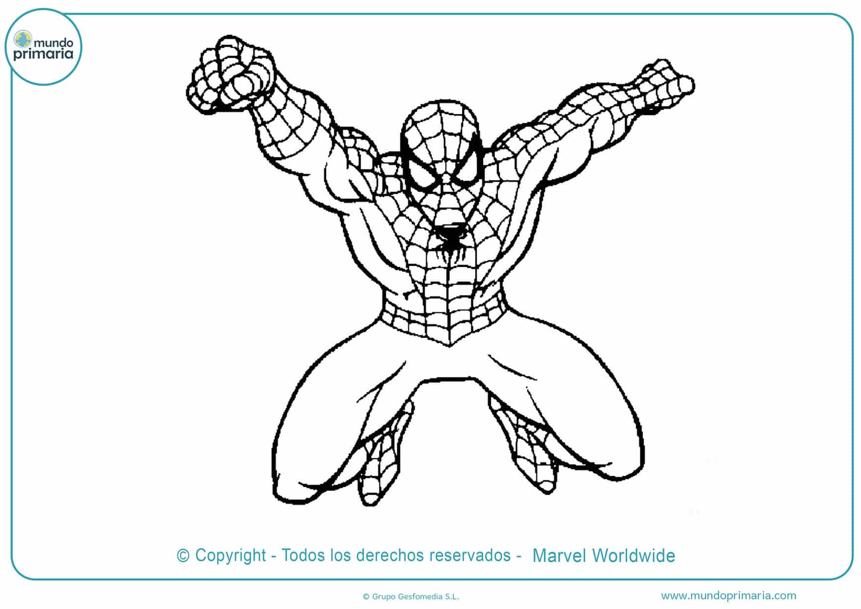▷ Dibujos de Spiderman para Colorar e Imprimir Gratis