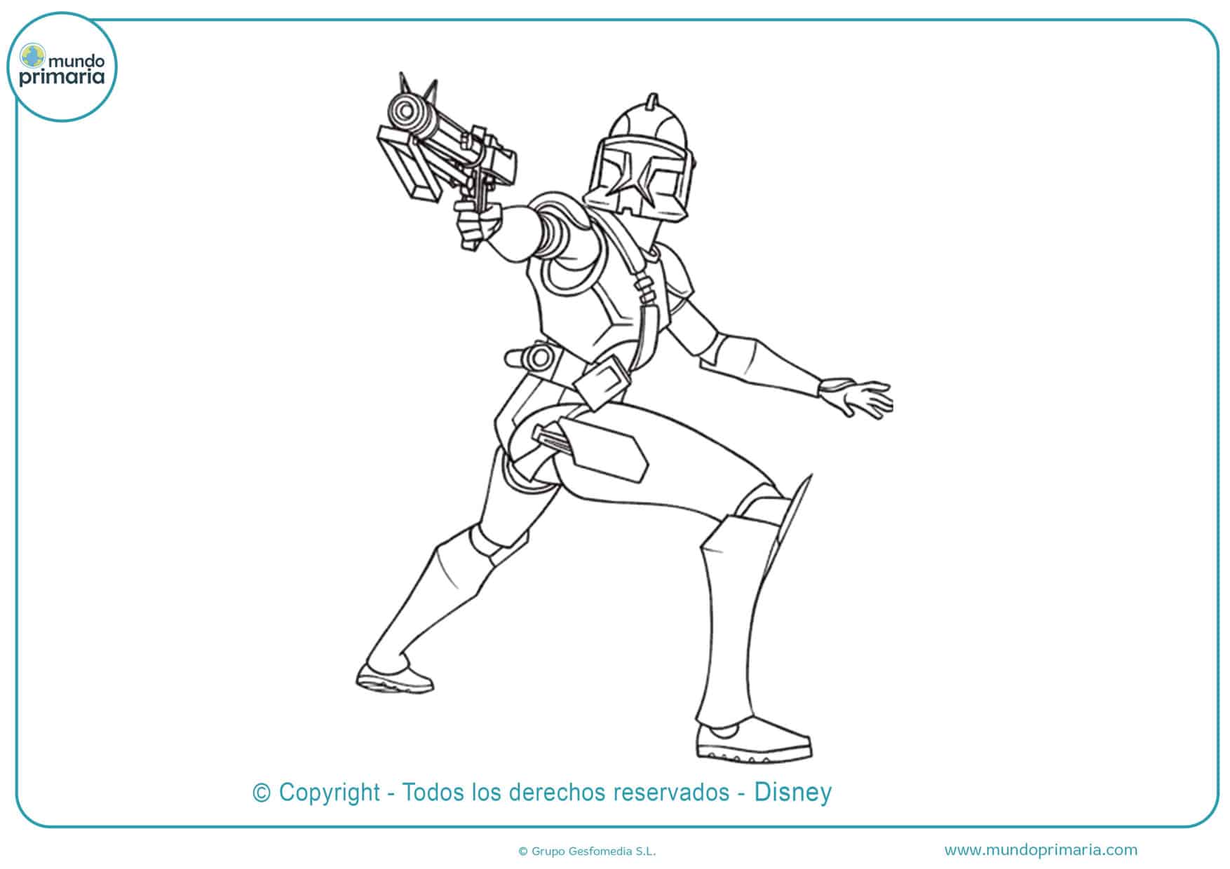 dibujos de star wars el despertar de la fuerza para colorear