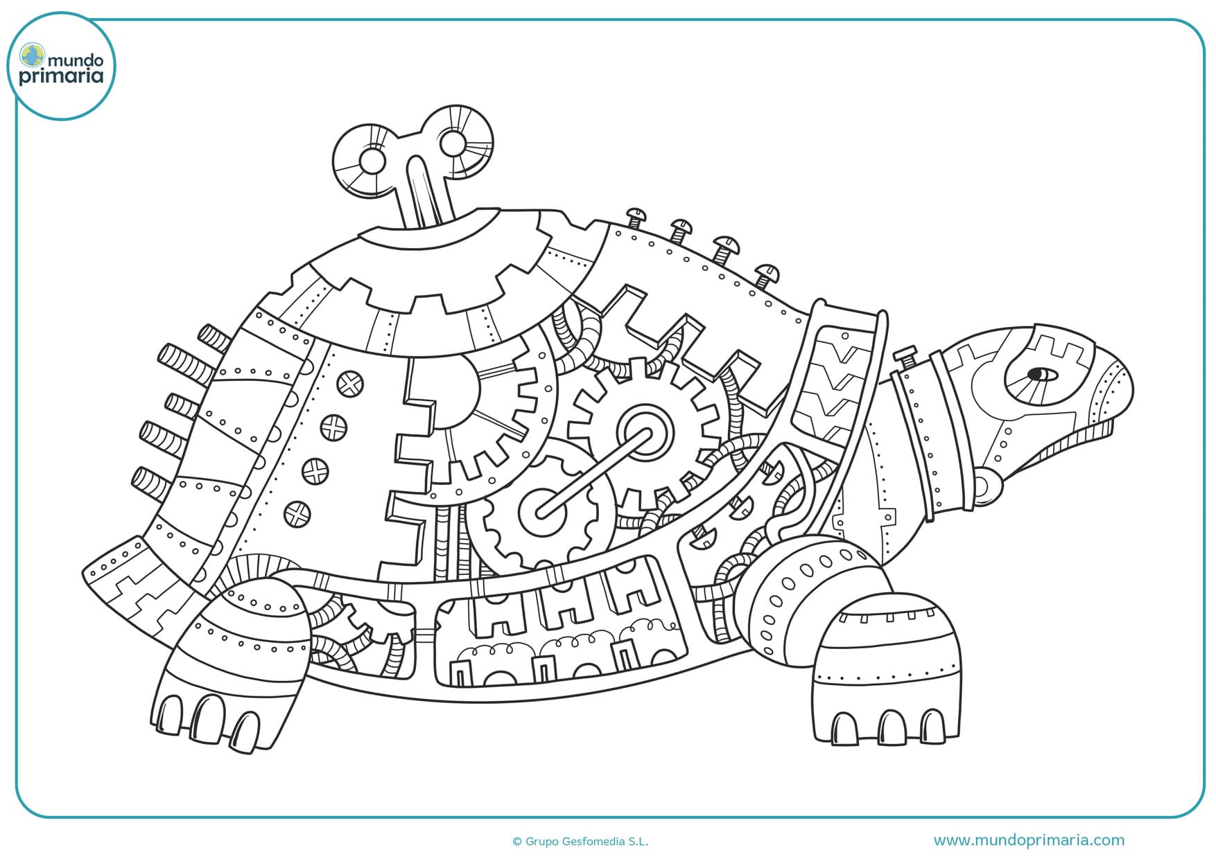 dibujos de tortugas para colorear e imprimir