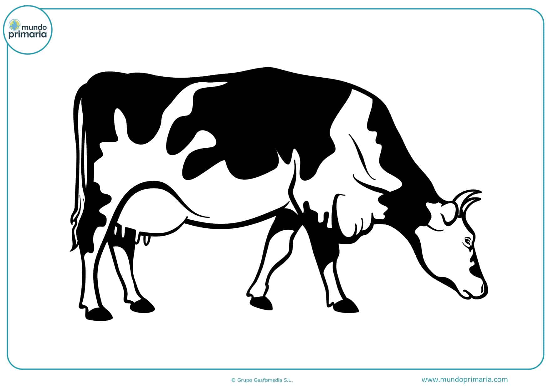 dibujos de vacas indias para colorear