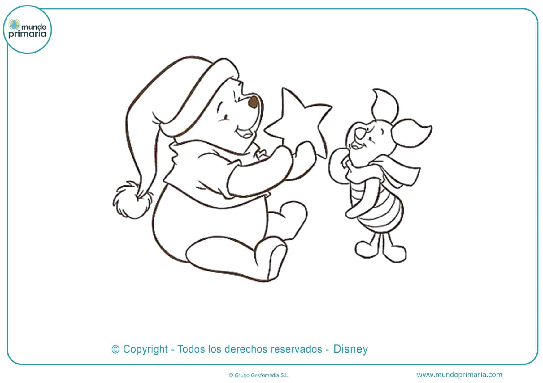 ⇨ Dibujos de Winnie Pooh para Colorear (Imprimir y Listo)