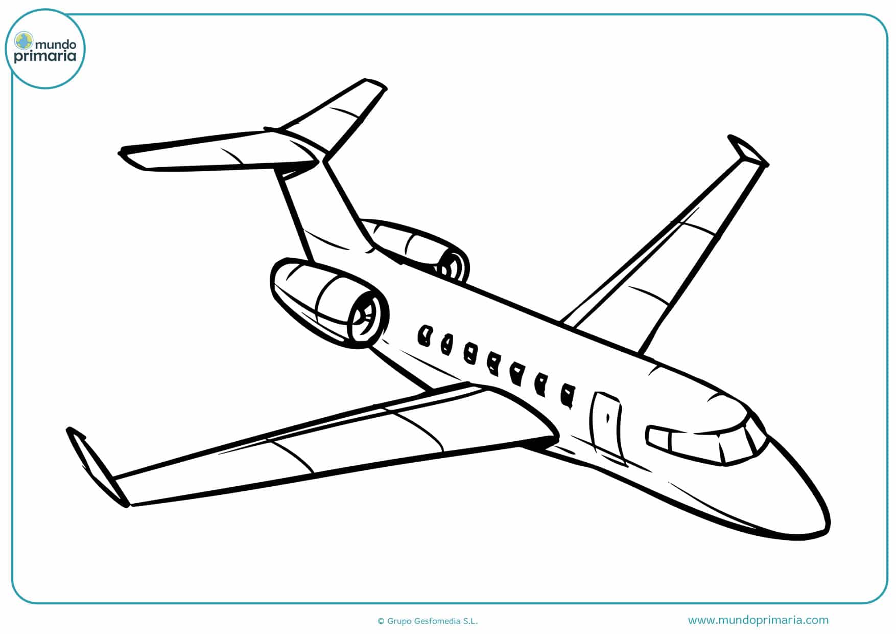 ▷ Dibujos de Aviones y Avionetas para Colorear ✈