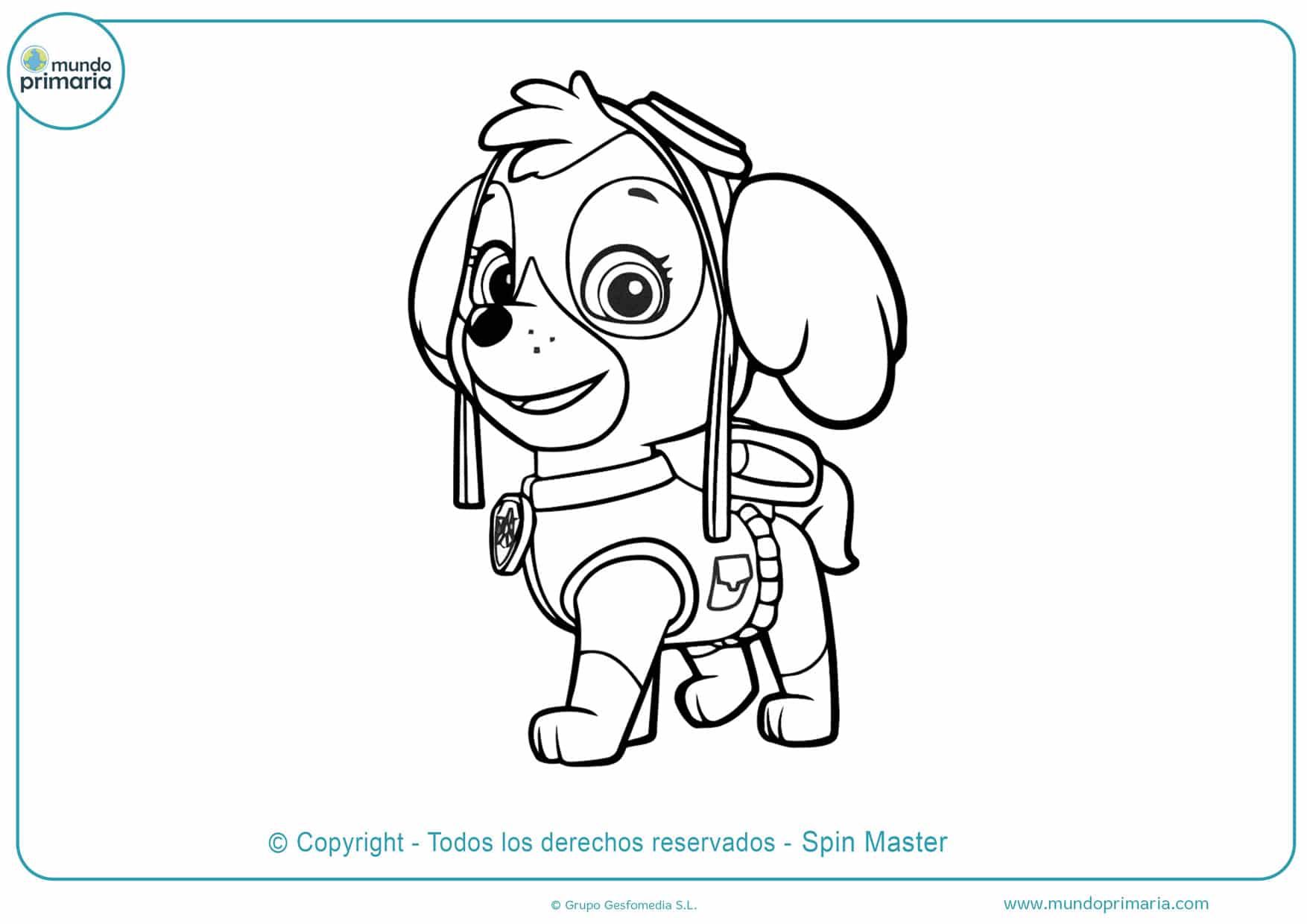 ▷ Dibujos de la Patrulla Canina para Colorear (Imprimir Gratis)