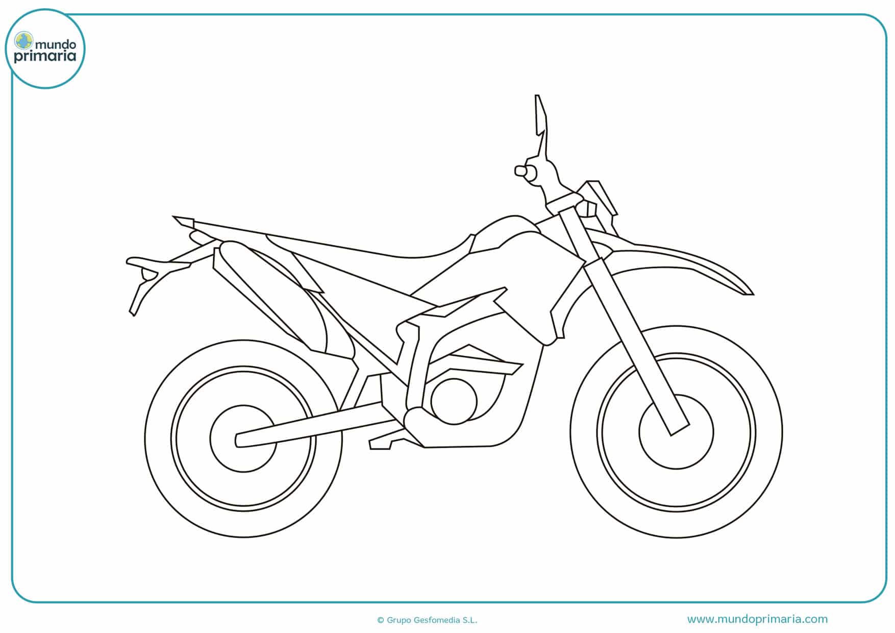 Dibujos De Motos Para Colorear Imprimir Y Pintar 