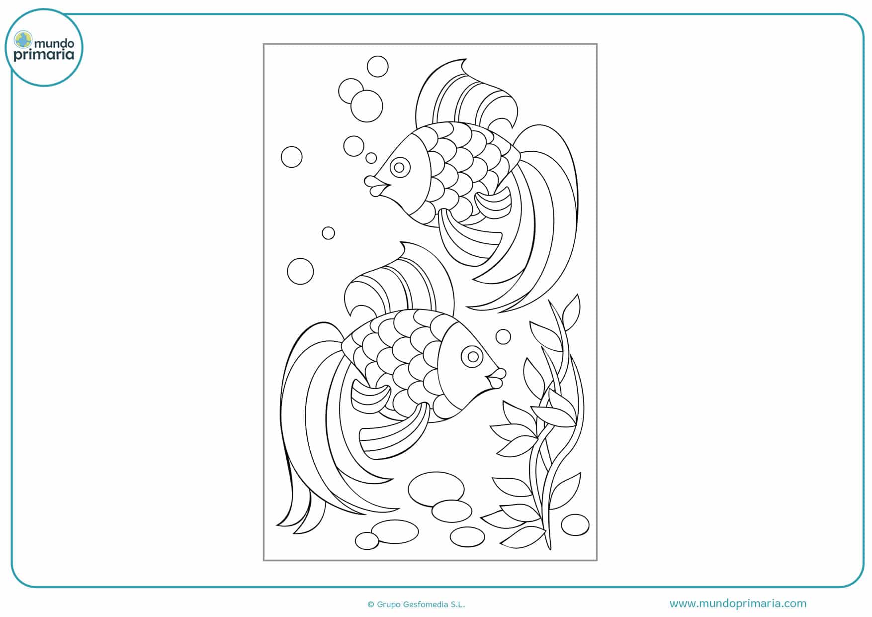 peces para colorear