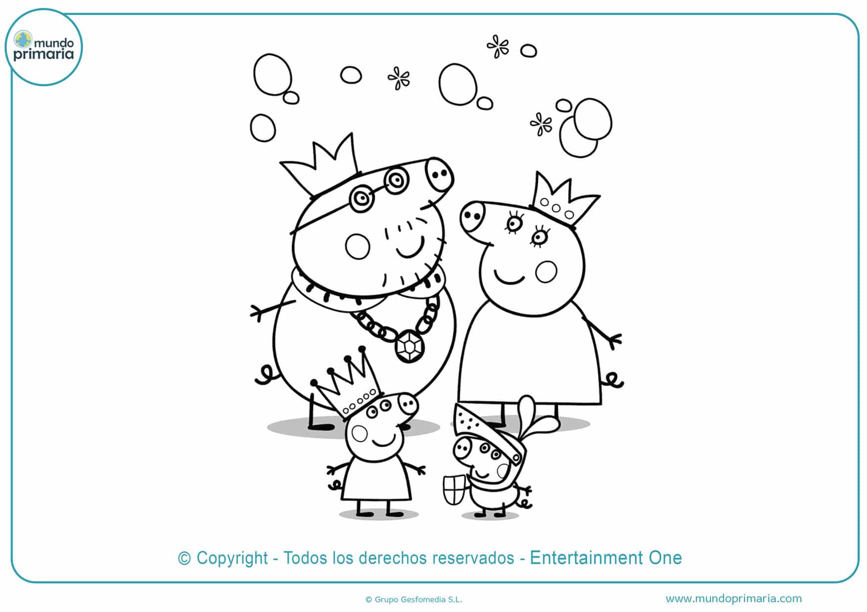 peppa pig colorear
