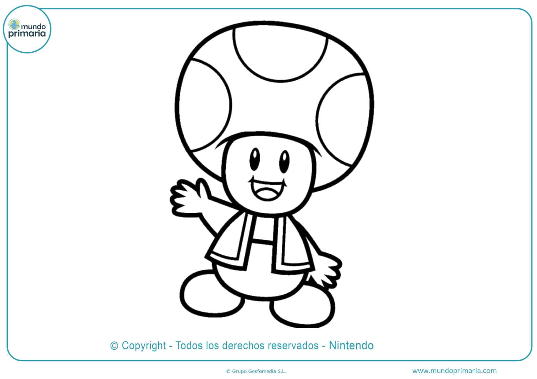 Dibujos de Mario Bros para Colorear - Mundo Primaria