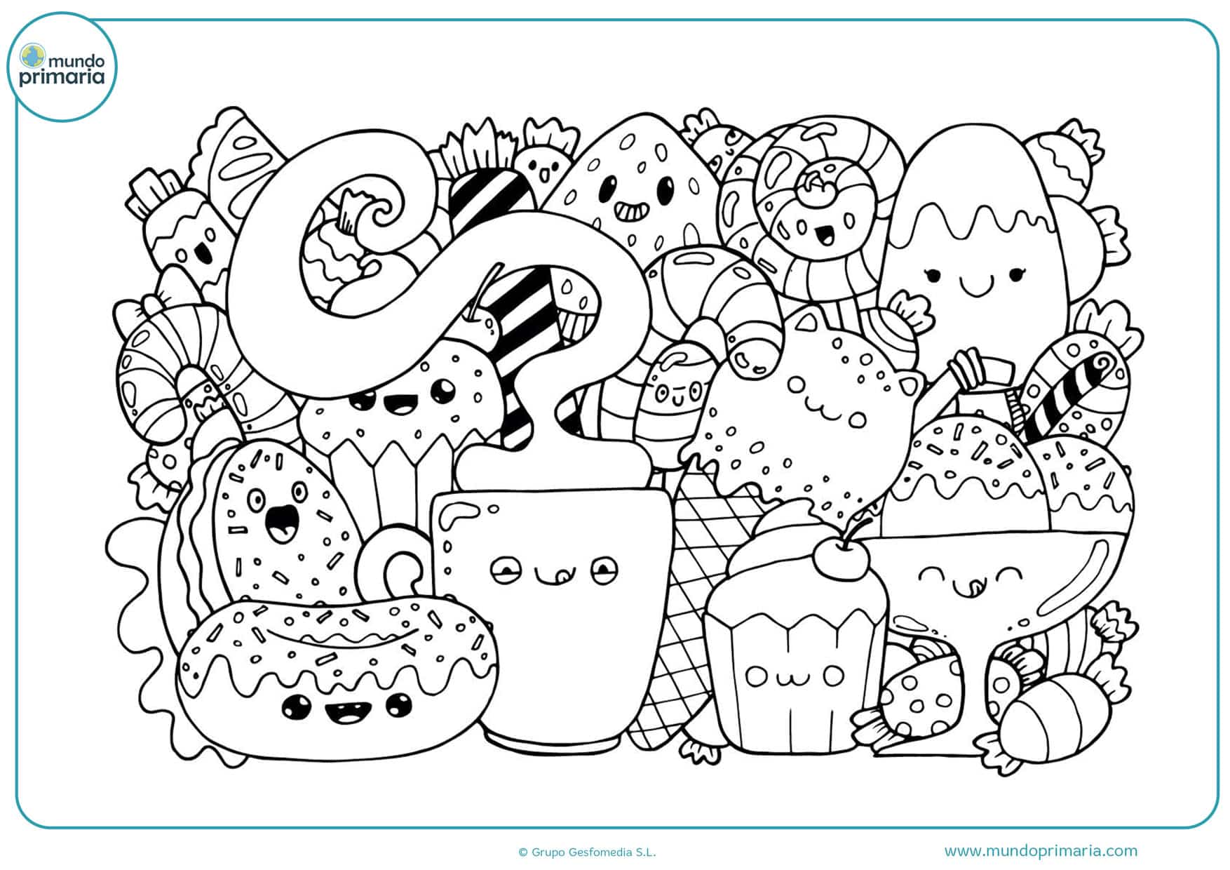 Dibujos Kawaii Para Colorear Listos Para Imprimir Dibujos Kawaii Para Colorear Listos Para Imprimir