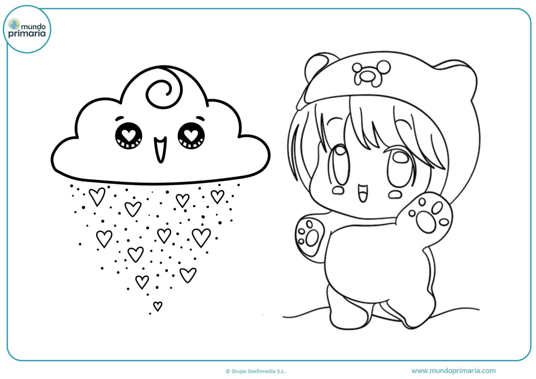 Dibujos Kawaii Para Colorear Listos Para Imprimir Dibujos Kawaii Para Colorear Listos Para Imprimir