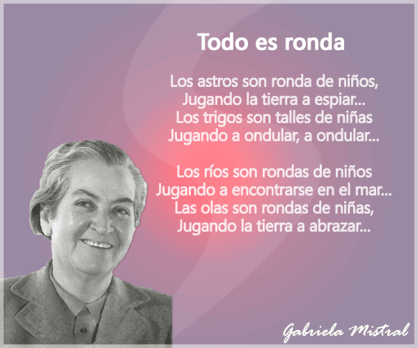 ➥ Poemas de Gabriela Mistral 【cortos, para Niños...】