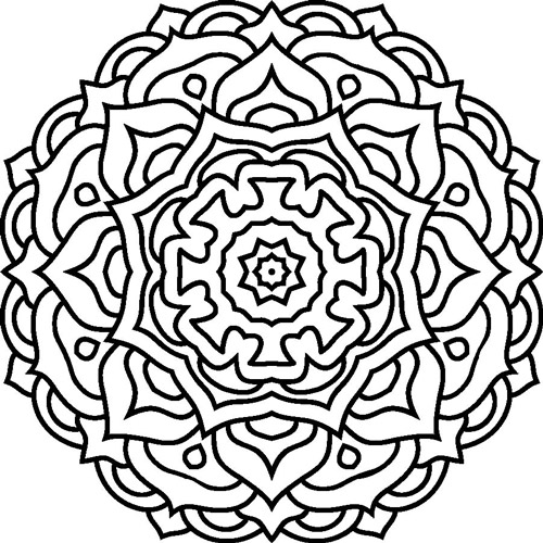 Colorear mandala