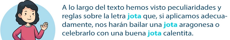 Palabras que se escriben con jota - J