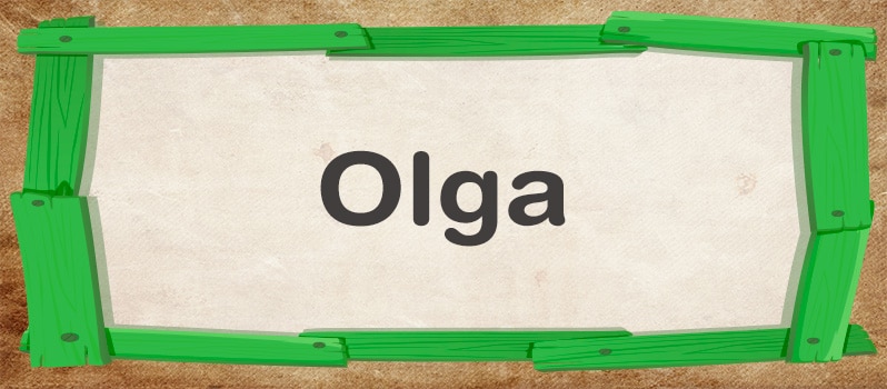 Nombre Olga significado