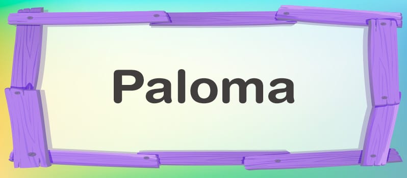 Nombre Paloma significado