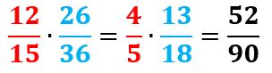 Multiplicación y división de fracciones en primaria
