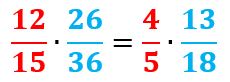 Multiplicación y división de fracciones para niños en primaria
