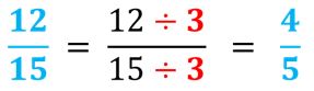 Multiplicación y división de fracciones para niños